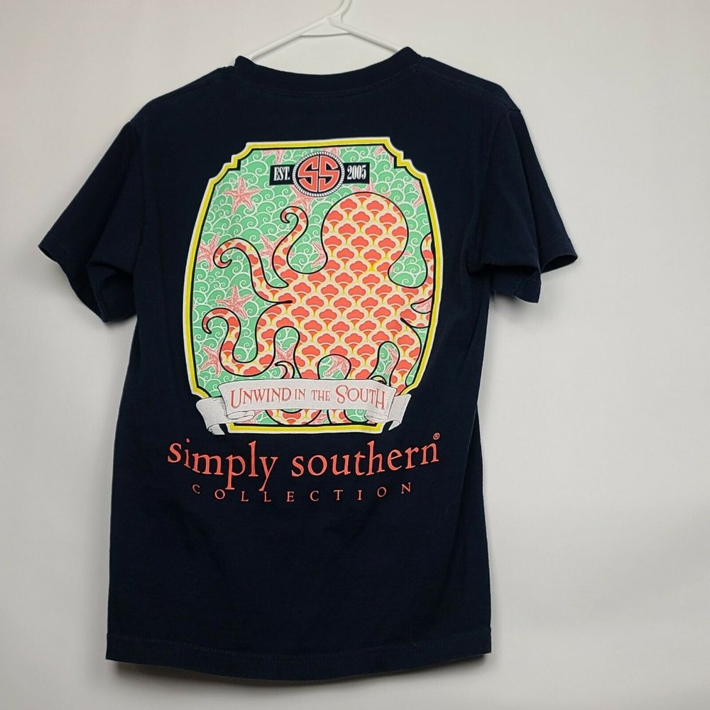 Simply Southern Women's SZ:S Peach Octopus